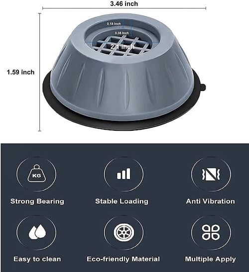 Anti-Vibration Pads — Machine Ki Awaz & Shake 2 Minutes Mein Band Karo