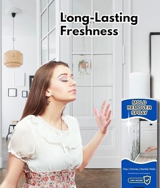 Bathroom aur Deewaron ka Ziddi Black Mold sirf 10 minute me saaf kare – bina ghise